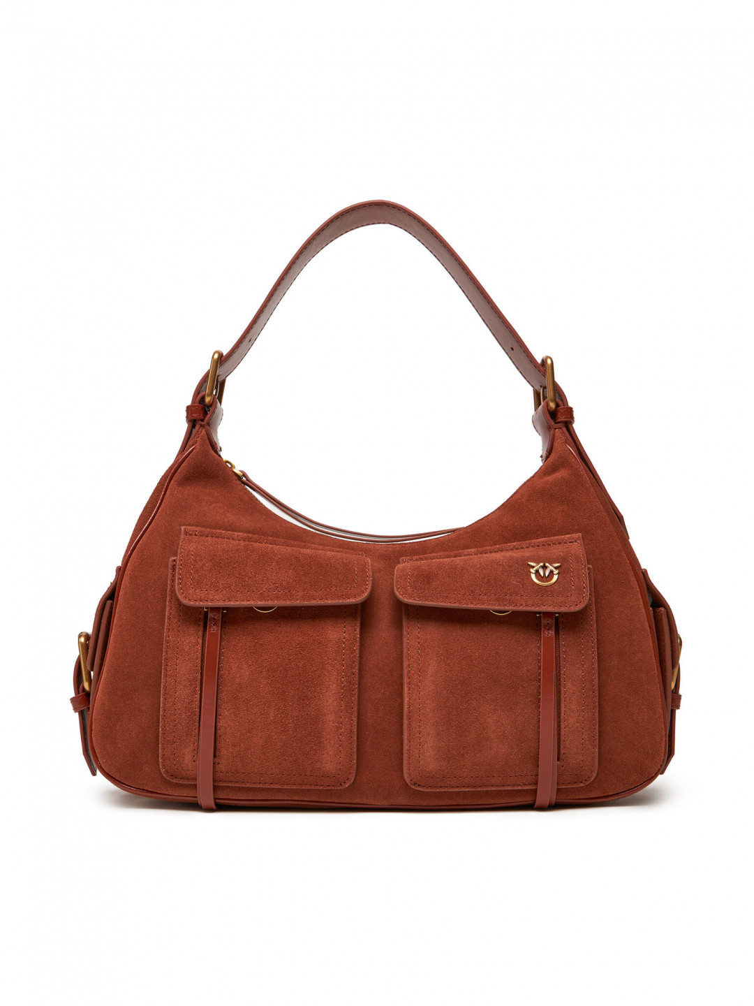 PINKO Kabelka Cargo Bag Maxi PE 25 PLTT 104507 A29N Hnědá